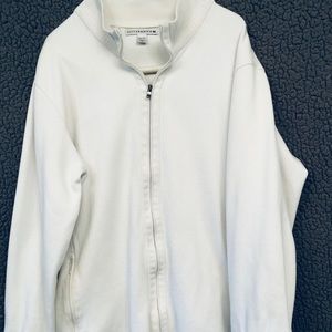 Woman’s XL Cutter & Buck White Zip Up Coat